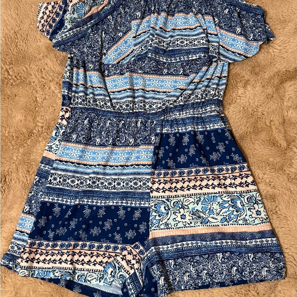 Eye Candy Blue Patterned one piece